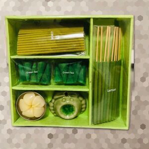 NIB: Incense Gift Set - Green Tea & Lemon‎